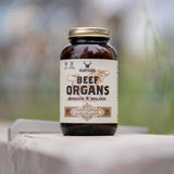 HEART & SOIL – 3000mg Grass-Fed Beef Organ Supplement for Women & Men with Liver, Heart, Kidney, Pancreas & Spleen for Full-Body Nutrition & Energy – Non-GMO, Allergen-Free – 180 Capsules