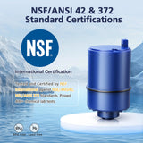 6 Pack Water Filter Replacement Compatible with All PUR®, PUR®PLUS Faucet Filtrat-ion Systems, RF-9999® Faucet Water Filter, High Efficiency Filtration and 18-Month Value, NSF Certified, Blue