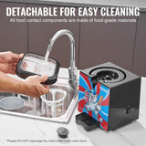 VEVOR Slushie Machine for Home, 34oz Tank Home-use Margarita Machine, Smoothie Frozen Drink Maker with Food-grade Materials, Slushy Machine for Home DIY, Kids' Parties, Black