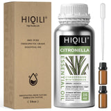 HIQILI 16 Fl Oz Citronella Oil for Homemade Sprays, Add to Diffuser, 100% Pure and Natural Undiluted