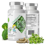 BrocElite Mara Labs Kids | Broccoli Supplement w/Naturally Stabilized Sulforaphane Extract for Children | No Glyphosate Residue | 60 Vegan Capsules