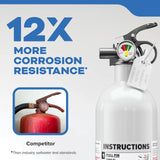 Kidde Fire Extinguisher for Boats, Single-Use 5BC