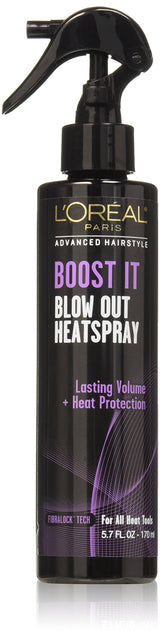 L'Oréal Paris Advanced Hairstyle BOOST IT Blow Out Heatspray, 5.7 fl. oz.