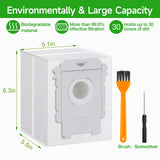 VBN 12 Pack Replacement Roomba Vacuum Bags, Compatible with iRobot Roomba 104 105 405 504 505 705 Combo 10 Max, i7+ i3+ i4+ i6+ i8+ j7+ s9+, i s j Series, All Clean Base Automatic Dirt Disposal Bags