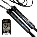 ResistaRope - A 2-in-1 Resistance Band & Jump Rope - The Ultimate Full Body Workout: Cardio and Strength and Resistance Training - Short