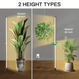 Atmel Standing Grow Lights for Indoor Plants with Timer 4Ft, 3 Adjustable Modes Full Spectrum Plant Lights for Indoor Growing, 243 LED Plant Grow Light for Flowering, Office, Indoor Garden