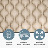 Alternating Air Pressure Mattress, Bedsore Mattress for Elderly Bedridden Patients, Hospital & Home Mattress Topper with Quiet Pump Waterproof, Heat Resistant Ulcer Cushion Pad