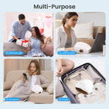 NOWWISH Hand Massager with Heat and Compression for Arthritis and Carpal Tunnel Relief, Fathers Day Dad Gifts from Daughter, Birthday Gifts for Women Men - White