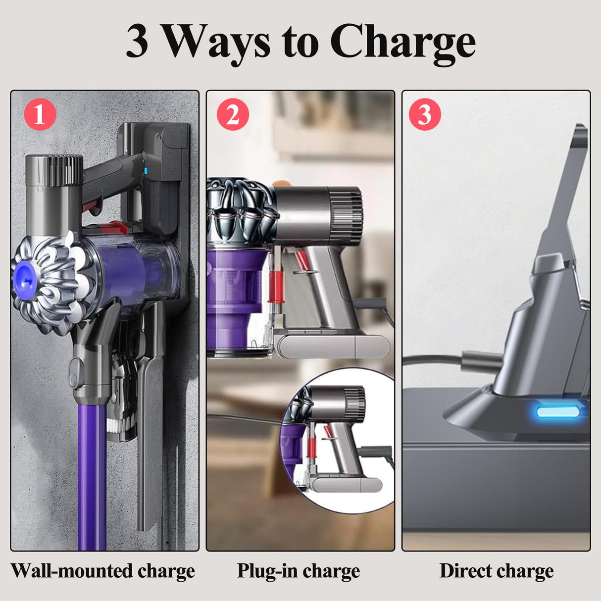 BOTKK 10000mAh Professional Replacement for Dyson V7 Battery SV11