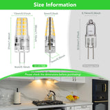 BUBO 10 Pack G4 LED Bulb 2W Equivalent 30W 3000K Warm White 250 Lumens 360°Beam Angle, T3 Halogen Bulb Replacement Landscape Bulbs, AC/DC 12V Led Lights G4 Bi-Pin Base for Outdoor Landscape Lighting