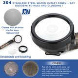 Filtered Shower Head with Handheld - High Pressure Mineral ShowerHead with Filters for Hard Water - Reduces Dry Itchy Skin, Easy Instal, 4 Modes, Water Saving, Durable, Detachable anti blocking