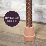 Switch Sticks Folding Walking Cane For Women & Men - Adjustable 32-37 In, Lightweight With Ergonomic Wood Handle, Slip-Resistant Rubber Tip Supports 264 Lbs - Canes For Women For Stability (FSA/HSA)