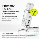 VT COSMETICS PDRN 100 Essence, Intensive Glow Serum, 100,000ppm Vegan PDRN, Skin Restoration & Plumping, Hydrating & Moisturizing, Firming, Fine Lines, Korean Skincare 1.01 fl. Oz.