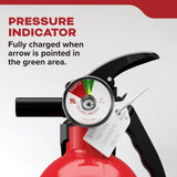 Kidde Multi Purpose Fire Extinguisher for Home, Office, Dorm, Residential, 1A10BC, 2 Pack, manual