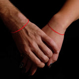 The Original Kabbalah Red String Bracelet from Israel - 60" Wool Cord for Spiritual Protection with Blessing, Prayer & Instructions (For Adults) for up to 7 Evil Eye Protection Bracelets