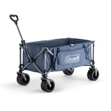 Coleman XL Collapsible Wagon, Heavy‑Duty 400 lb Capacity, Large 50+ Gallon Utility Cart with All‑Terrain Wide‑Base Wheels, One‑Pull Folding Design, Removable Wheels & Ergonomic Handle – Blue