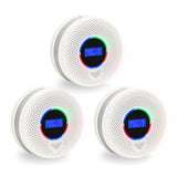Kesy Upgraded Smoke and Carbon Monoxide Detector 10-Year Lifespan, Dual Sensor Smoke Alarm & Carbon Monoxide Detector (3 Pack)