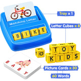 NARRIO Educational Toys for 3 4 5 Year Old Boys Gift, Matching Letter Game Preschool ABC Learning Toys for Kids Ages 4-8 Years, Christmas Birthday Gifts for 3-6 Year Old Boys Toddler Toys Age 2-4
