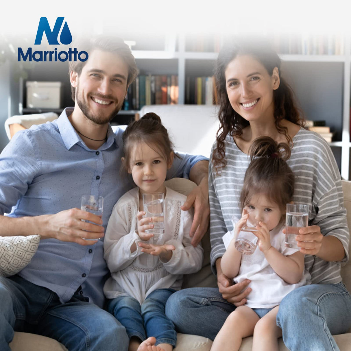 MARRIOTTO Replacement for GE® RPWFE, RPWF (Built-in CHIP) Refrigerator Water Filter, Compatible with GFE28GELDS, PFE28KELDS, PFE28KYNFS, GFD28GELDS, GYE22HMKES, GFE28GYNFS, GFD28GYNFS, Pack of 3