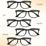 CCVOO Reading Glasses for Women/Men, Eyeglasses, Blue Light Readers for Women/Men, Computer Eye Glasses, Cheaters