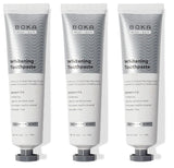 Boka Fluoride Free Toothpaste, Nano Hydroxyapatite Toothpaste, Appropriate for Sensitive Teeth, for Adult, Kids Oral Care - Whitening* Refresh Mint, 4 Fl Oz 3Pk US Manufactured