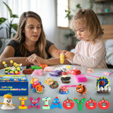 Ixiaoyoo Air Dry Clay, 100 Colors Modelling Clay for Kids, Safe & Non-Toxic, DIY Model Art & Crafts Toys with Sculpting Tools, Home Party Favors, Birthday & Christmas Gifts for Ages 3-12 Boys & Girls