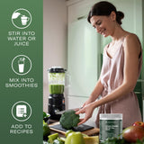 Super Greens Powder with Matcha for Digestive & Gut Health – 25 Organic Superfoods with Probiotics, Prebiotics, Enzymes & Sea Moss – Vegan Superfood Powder for Bloating & Regularity - 30 Servings