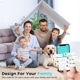 CHWARES Scale for Body Weight, Scale with BMI Body Fat Muscle Mass Rechargeable Large Display Smart Digital Bathroom with 15 Metrics Composition Analyzer for Heart Rate 400lbs, Black