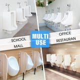 Urinal Screen Deodorizer,12 Pack Urinal Cakes Bulk Scented Anti-Splash Urinal Mats Deodorizer Fresh Pads for Toilet,Bathroom,Restaurants,Offices,Schools,Hotels(Ocean Breeze/Lemon/Orange)