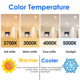 Energetic PAR38 LED Flood Outdoor Light Bulb, 5000K Daylight, 90 Watt Equivalent (11W), Wet Rated, 900LM, E26 Base, Non-Dimmable, 6 Pack