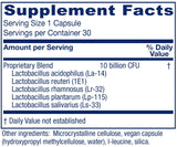 Vitanica FemEcology, Vaginal and Intestinal Probiotic Support, Vegetarian, 30 Capsules