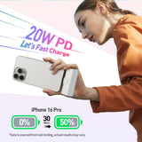 iWALK Portable Charger for iPhone 18/17/16/15 USB-C Small Power Bank 20W 4,500mAh Fast Charging Battery Pack Compatible with iPhone 15/16/17 Plus/18 Pro Max, Samsung Galaxy S25/S24/S23 Android