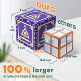 NVDILO Magnetic Blocks - 100pcs Magnetic Building Blocks,1inch Magnetic Cubes Building Blocks Toys for Halloween Christmas Birthday Gift - STEM Sensory Toys for 3+ Years Old Girl Boys