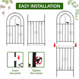 Amoskey Durable Garden Trellis for Climbing Plants - Outdoor Trellis Supports for Lush Greenery - Ideal for Vines, Flowers, and Vegetables, Easy Installation & Space-Saving Design (71"H*20"W -2 pack)