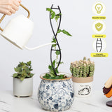Goooxim DNA Spiral Plant Trellis Indoor - Durable Metal Trellis for Potted