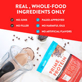 Equip Foods Prime Protein Powder | Clean, Grass Fed Beef Protein Isolate | Carnivore Protein Powder | Paleo, Keto Friendly | Gluten, Dairy Free | Helps Build & Repair Tissue | 30 Servings, Chocolate