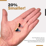 Premium Digital Hearing Aid Amplifier - Invisible in Canal (CIC) in-Ear Mini Sound Enhancer Set, Near-Invisible, Noise Cancelling, Personal Sound Hearing Amplifier - Black, Pair Right & Left Ear