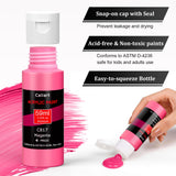 Caliart Acrylic Paint Set of 36 Colors with 12 Brushes