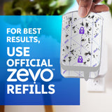 Zevo Flying Insect Trap for Fruit Flies & Gnats, 2 Plug-in Bases, 4 Refills