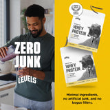 Levels Grass Fed Whey Protein Powder, No Artificials, 24G of Protein, Vanilla Bean, 1LB