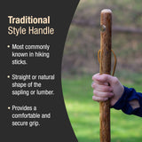 Brazos 48" Handcrafted American Hardwood Walking Stick for Men and Women, Made in The USA , 48 Inch