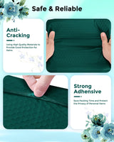 Metronic Bubble Mailers 6x9 Inch 100 Pack Forest Green Usable Size 6x10" Padded Envelopes Self-Sealing Bubble Mailer Perfect for Christmas Gift Packaging, Shipping, Mailing, Small Business Bulk