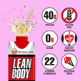 Lean Body Protein Shake - Birthday Cake (12 Drinks, 17 Fl. Oz. Each)