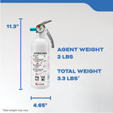 Kidde Mariner 5 Fire Extinguisher for Boats and Watercrafts, 5-B:C, MAR5