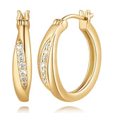 vuiikhir 14K Gold Earrings for Women 14K Gold Hoop Earrings for Women