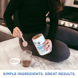 NuEthix Formulations Gourmet Greens Drink Powder Dietary Supplement with Fruit and Vegetable Superfoods and Probiotics, Espresso, 27 Servings
