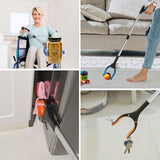 REWKCY 34" Grabber Reacher Tool, 2-Pack Foldable Reacher Grabber Pickup Tool with 360° Rotating Jaw & Magnets, Grabber Tool Heavy Duty