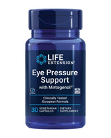 Life Extension Eye Pressure Support with Mirtogenol - Eye Health Supplement for Healthy Eye Pressure - with French Maritime Pine bark – Gluten-Free, Vegetarian, Non-GMO - 30 Capsules