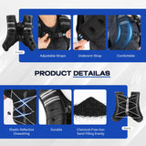 BIBIVENTA Weighted Vest for Women & Men, 16lb Body Weight Vest with Touchscreen Phone Holder & Reflective Stripe, Workout Equipment for Weight Loss, Fitness, Walking, Running, Cardio, Strength Training