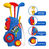 Liberry Toddler Golf Clubs Set Toy for Boys Ages 1 2 3 4 with Mat, Blue